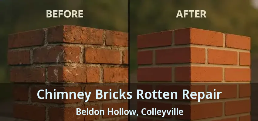 Chimney Bricks Rotten Repair Beldon Hollow, Colleyville - TX