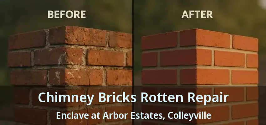 Chimney Bricks Rotten Repair Enclave at Arbor Estates, Colleyville - TX