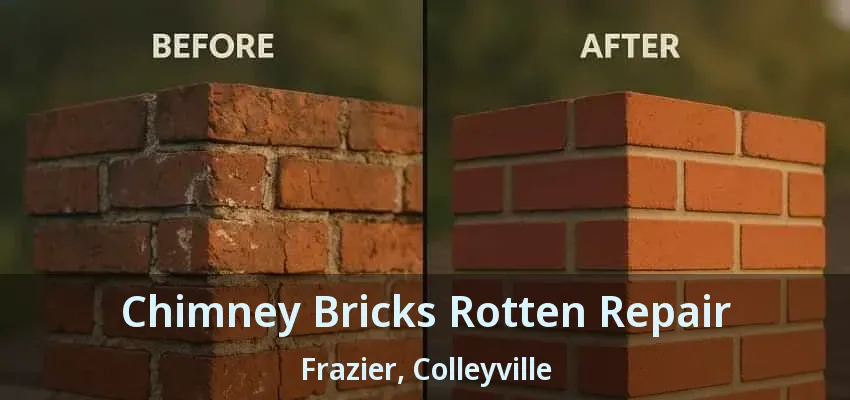 Chimney Bricks Rotten Repair Frazier, Colleyville - TX