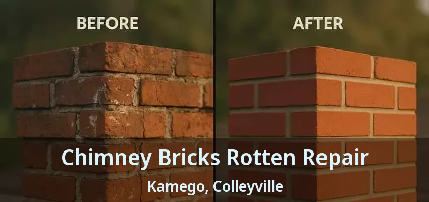 Chimney Bricks Rotten Repair Kamego, Colleyville - TX