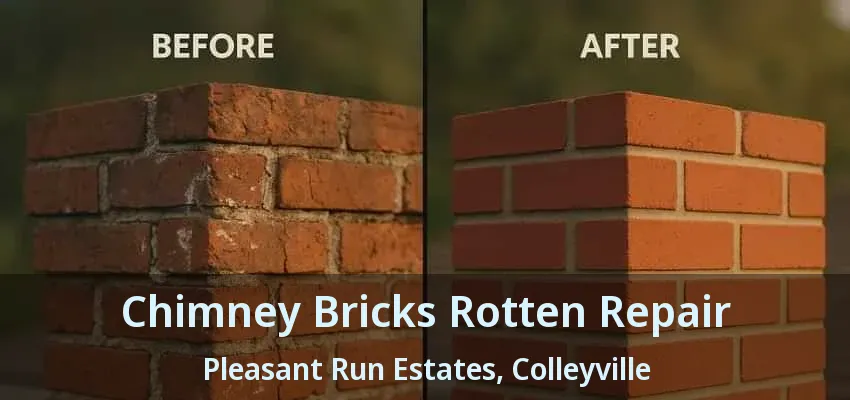 Chimney Bricks Rotten Repair Pleasant Run Estates, Colleyville - TX