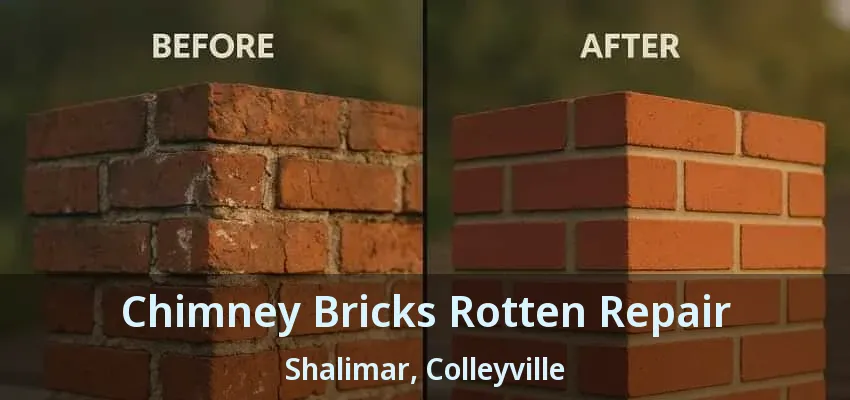 Chimney Bricks Rotten Repair Shalimar, Colleyville - TX