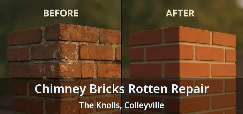 Chimney Bricks Rotten Repair The Knolls, Colleyville - TX