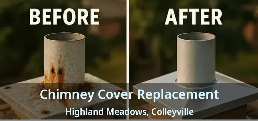 Chimney Cover Replacement Highland Meadows, Colleyville - TX