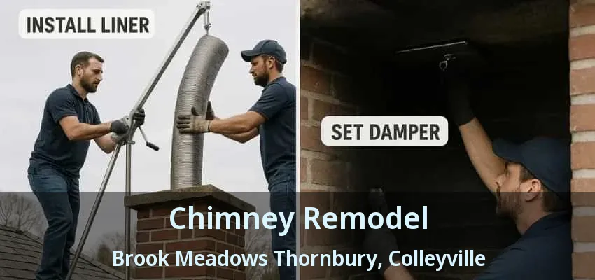 Chimney Remodel Brook Meadows Thornbury, Colleyville - TX