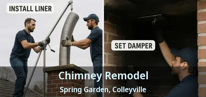 Chimney Remodel Spring Garden, Colleyville - TX