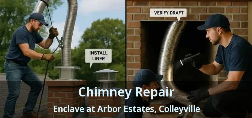 Chimney Repair Enclave at Arbor Estates, Colleyville - TX