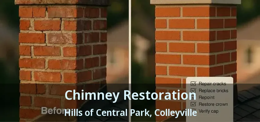 Chimney Restoration Hills of Central Park, Colleyville - TX