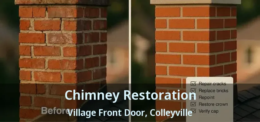Chimney Restoration Village Front Door, Colleyville - TX