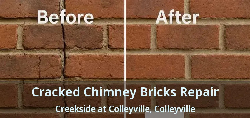 Cracked Chimney Bricks Repair Creekside at Colleyville, Colleyville - TX
