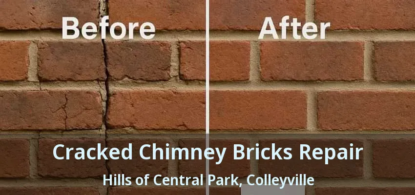 Cracked Chimney Bricks Repair Hills of Central Park, Colleyville - TX