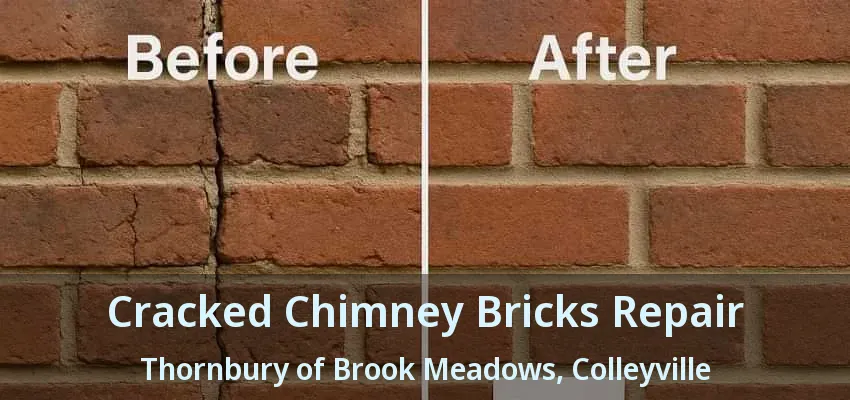 Cracked Chimney Bricks Repair Thornbury of Brook Meadows, Colleyville - TX