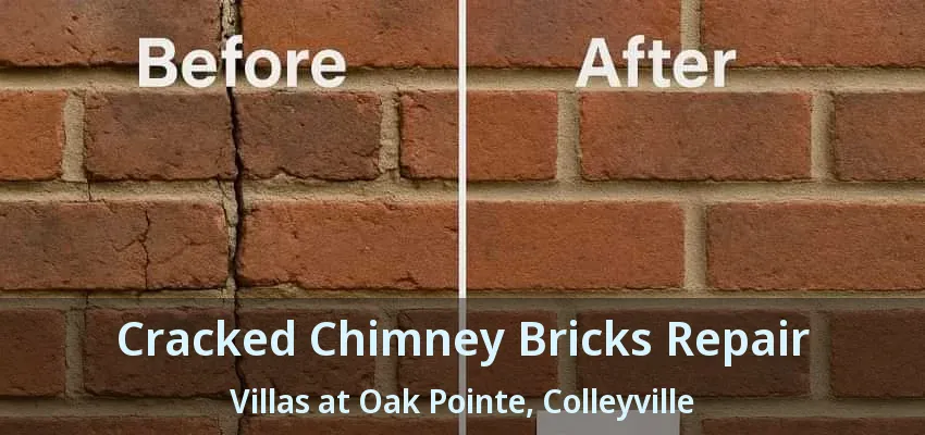 Cracked Chimney Bricks Repair Villas at Oak Pointe, Colleyville - TX