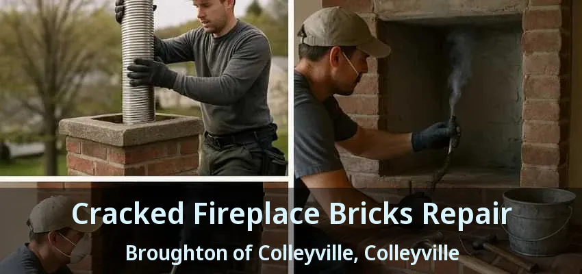 Cracked Fireplace Bricks Repair Broughton of Colleyville, Colleyville - TX