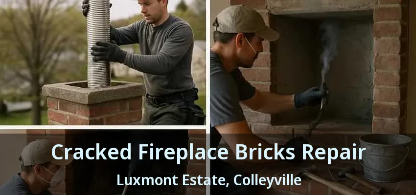 Cracked Fireplace Bricks Repair Luxmont Estate, Colleyville - TX