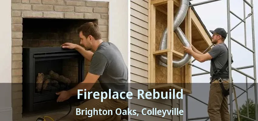 Fireplace Rebuild Brighton Oaks, Colleyville - TX