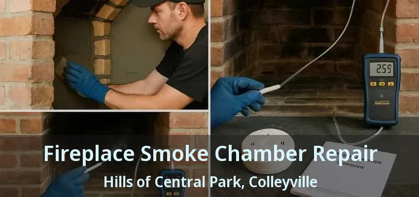 Fireplace Smoke Chamber Repair Hills of Central Park, Colleyville - TX