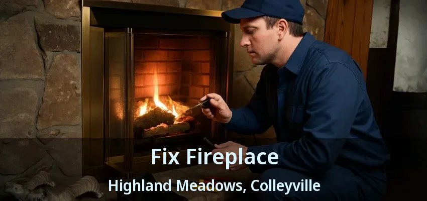 Fix Fireplace Highland Meadows, Colleyville - TX