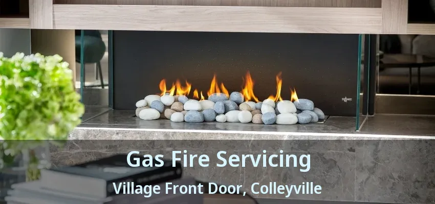 Gas Fire Servicing Village Front Door, Colleyville - TX