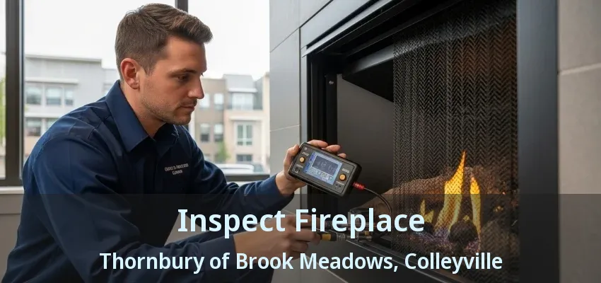 Inspect Fireplace Thornbury of Brook Meadows, Colleyville - TX