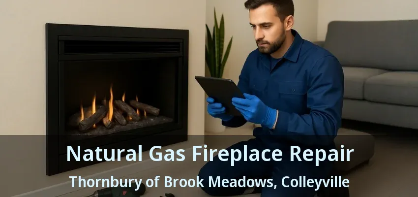 Natural Gas Fireplace Repair Thornbury of Brook Meadows, Colleyville - TX