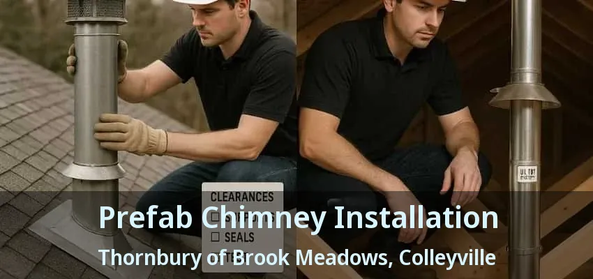 Prefab Chimney Installation Thornbury of Brook Meadows, Colleyville - TX