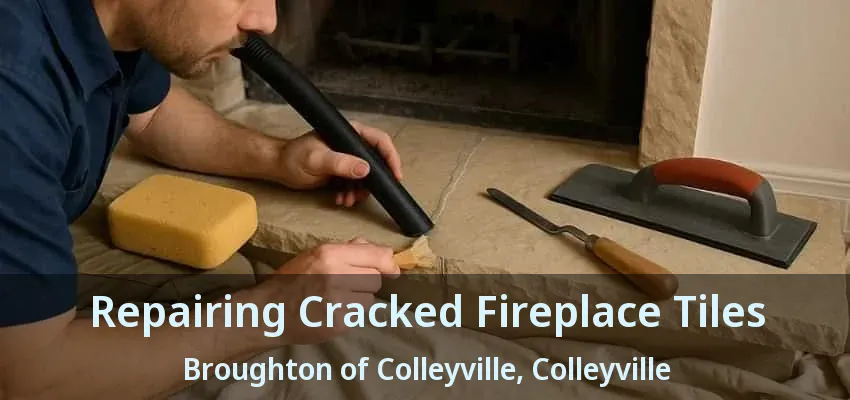 Repairing Cracked Fireplace Tiles Broughton of Colleyville, Colleyville - TX