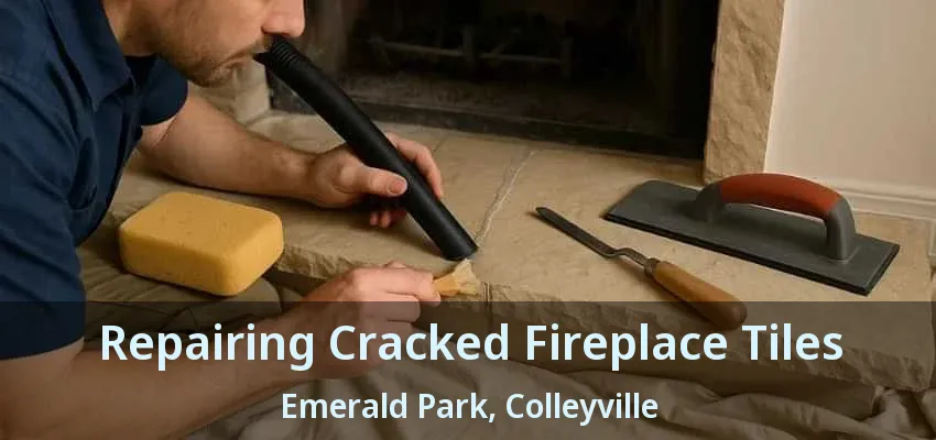 Repairing Cracked Fireplace Tiles Emerald Park, Colleyville - TX