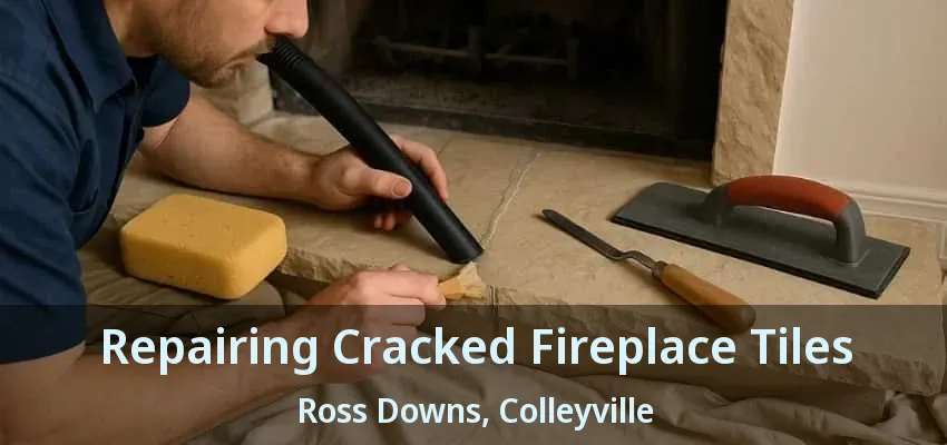 Repairing Cracked Fireplace Tiles Ross Downs, Colleyville - TX