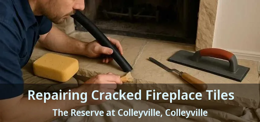 Repairing Cracked Fireplace Tiles The Reserve at Colleyville, Colleyville - TX