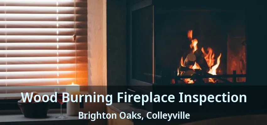 Wood Burning Fireplace Inspection Brighton Oaks, Colleyville - TX
