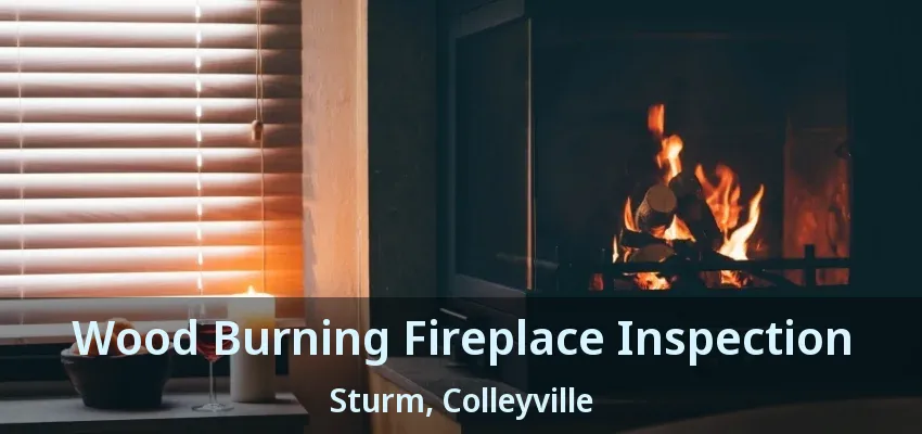 Wood Burning Fireplace Inspection Sturm, Colleyville - TX