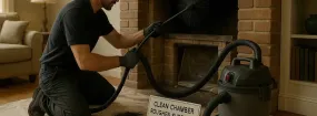 Fireplace Smoke Chamber Repair Quail Crest Estates, Colleyville